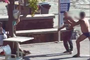  Pelea en Melenara a la vista de todos/TA.